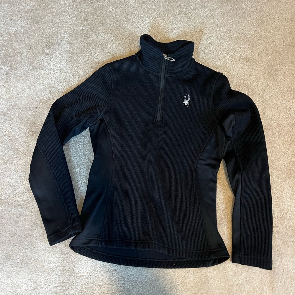 Spyder Black Cowl Neck Sweater
